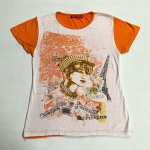 NWOT Paris Travel Graphic Tee Shirt from Europe